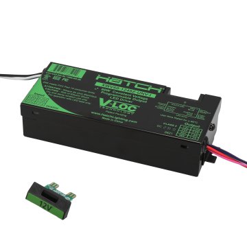 Hatch V-LOC Key Programmable Constant Voltage LED Driver - 60W - 120-277 VAC - 0-10V and Hatch Touch Dimming