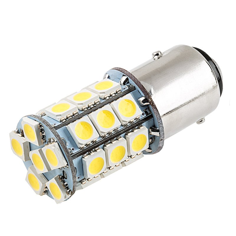 forbruger Trickle at klemme 1157 LED Bulb - Dual Function 27 SMD LED Tower - BAY15D Bulb | Super Bright  LEDs