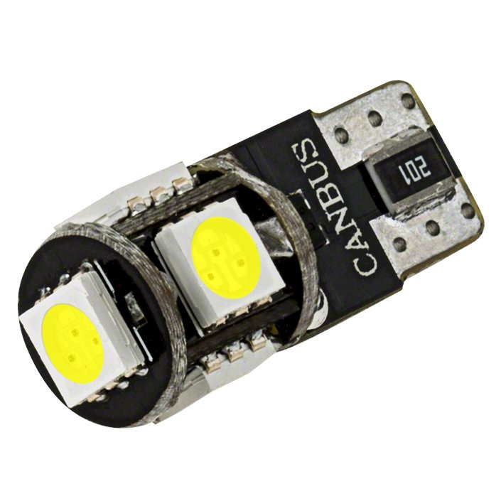 194 LED Bulb T10 Wedge Base 9 SMD 12V DC T3 1/4