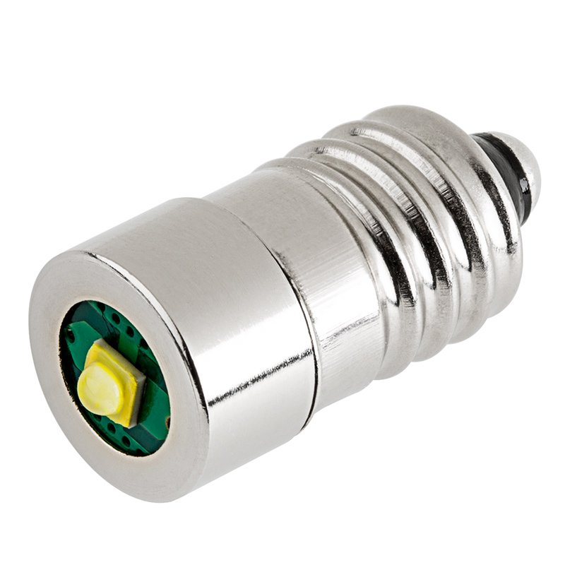 LED E10 Edison Base Bulb - 1~9 VDC Super Bright LEDs