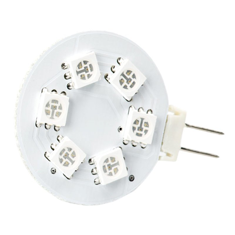 Color-Changing G4 Bulb - 6 SMD - Bi-Pin LED Disc | Bright LEDs