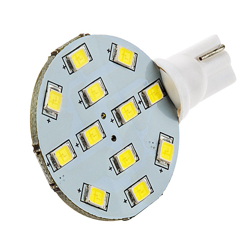 Plug Base 12V Automotive White LED Bulb