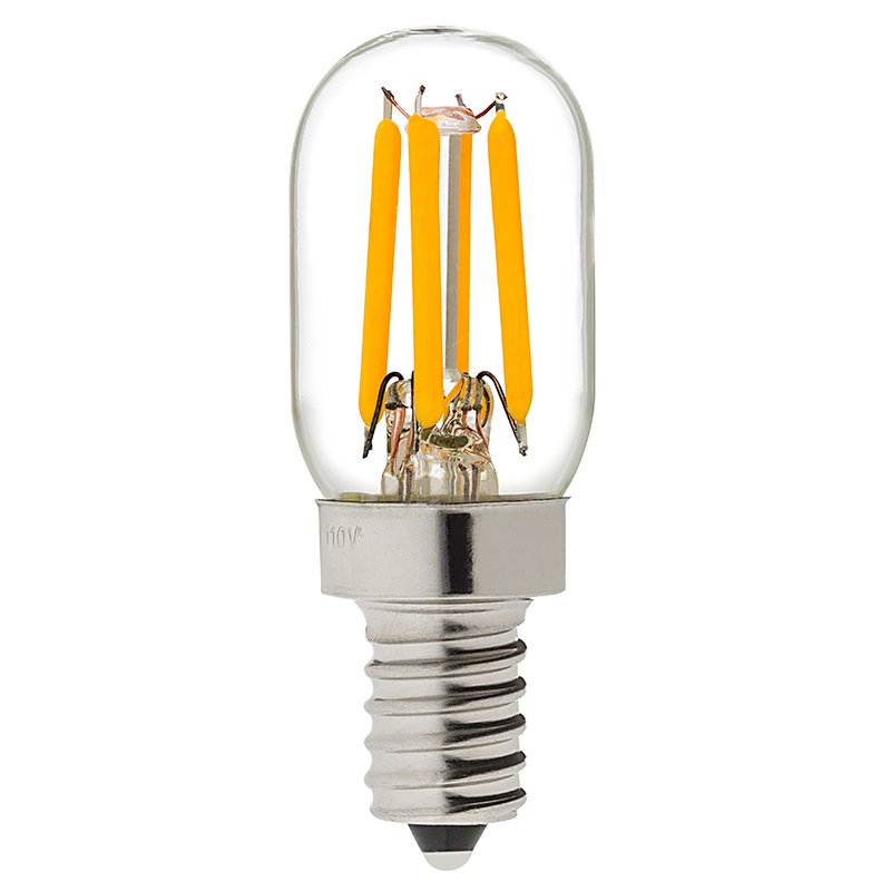 T22 LED Filament Bulb - 15W Equivalent Candelabra Vintage Light Bulb - Radio Style - Dimmable 170 Lumens | Super Bright LEDs