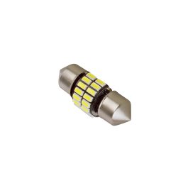 28mm DE3021 LED Festoon Bulb - CANbus - 18 SMD LEDs - 288 Lumens - Cool White
