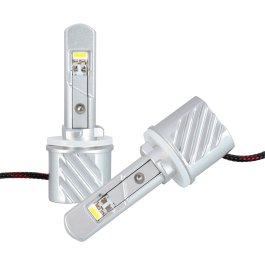 880 / 881 LED Fog Light Bulbs - Fanless - 5,000 Lumens/Set - 6500K