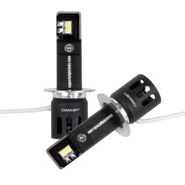 H1 LED Bulbs - High Beam / Low Beam / Fog Light - 6,000 Lumens - 6500K