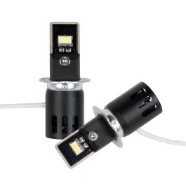 H3 LED Bulbs - High Beam / Low Beam / Fog Light - 6,000 Lumens - 6500K