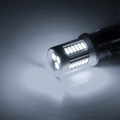 1156 CAN Bus LED Light Bulb - (30) SMD LED Tower - BA15S Base - Cool White