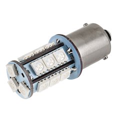1156 Boat and RV LED Light Bulb - (18) SMD LED Tower - BA15S Retrofit Base - 325 Lumens - Red