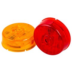 M5PC series 2in Round LED Marker Lamp: Available In Red & Amber