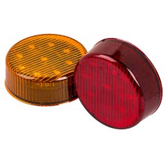 M5 series 2in Round LED Marker Lamp: Available In Red &amp; Amber 