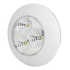 LED Dome Light - 3-3/4" Round - 300 Lumens - 12V / 24V
