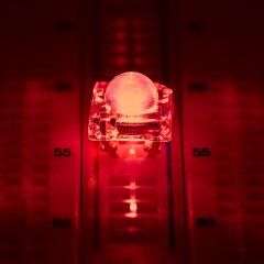 5mm Red High Flux LED - 630 nm - 90 Degree Viewing Angle - Red