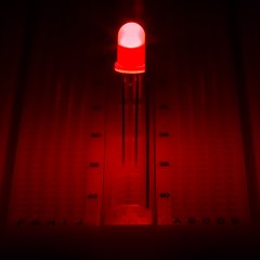 5mm Red LED - 628 nm - T1 3/4 LED with 60 Degree Viewing Angle - Red LED