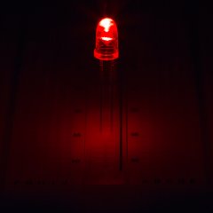 5mm Red LED - 630 nm - T1 3/4 LED with 30 Degree Viewing Angle - Red LED