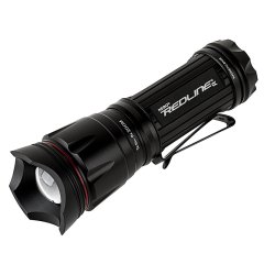 LED Flashlight - NEBO REDLINE OC Optimized Clarity Tactical Flashlight with Strobe Mode - 200 Lumens - Black