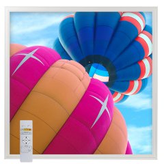 LED Skylight - 2'x2' Tunable White Light Panel - Balloon Print Collection Skylens® - Drop Ceilings - Dimmable - Flying Overhead