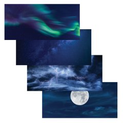 Existing Troffer Replacement Lens - Night Sky Print Collection Skylens® - 2'x4' Decorative Light Panel Replacement