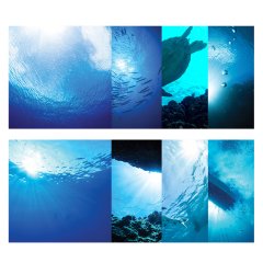 Existing Troffer Replacement Lens - Water Print Collection Skylens® - 2'x2' Decorative Light Panel Replacement