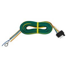 Optronics 40ft 5-Pin Trailer Wiring Harness - Wishbone Style - 30" Ground - 5' Aux Wire