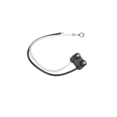 Right Angle 2-Wire Pigtail for Optronics Trailer Lights - 2-Pin PL-10 Plug - 6" Long