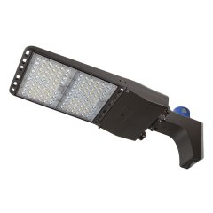 240W LED Parking Lot Area Light with Optional Photocell - Fixed Arm Mount - 33,600 Lumens - 1,000W MH Equivalent - 5000K