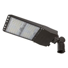 240W LED Parking Lot Area Light with Knuckle Slipfitter Mount - 33,600 Lumens - 1000W Metal Halide Equivalent - 5000K