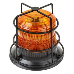 4-3/4&quot; Amber LED Strobe Light Caged Beacon with 60 LEDs