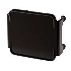3" Square LED Light Pod Lens Cover - Opaque - Black