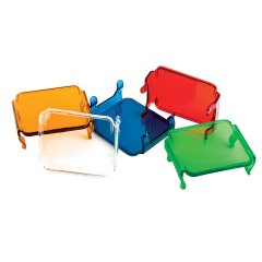 3&amp;quot; Square LED Light Pod Lens Cover - Colored 