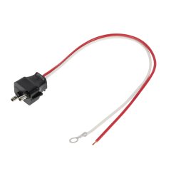 2-Wire Pigtail for Peterson Trailer Lights - 2 Pin PL-10 Plug - 10-1/2" Long