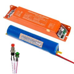 In-Fixture Compact Emergency LED Driver and Battery Pack - 8W - 24-48 VDC