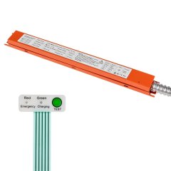 Slim Profile Emergency Backup Driver and Battery - 7W - 30-60 VDC Output - BLD-YT08D-XXX