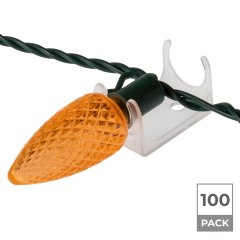 100 Pack - Combo C-Clips for Christmas Lights - Combo C-clip - 100 Pack