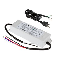 LED Switching Power Supply - DiodeDriveÂ® Series - 60-100W Enclosed Power Supply - 12V - 100 Watt - 12 Volt ( with Power Cord)