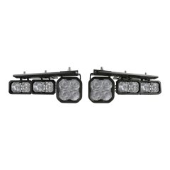 Diode Dynamics Triple Fog Light Kit for 2021+ Ford Bronco - Sport / Pro - White / Yellow 