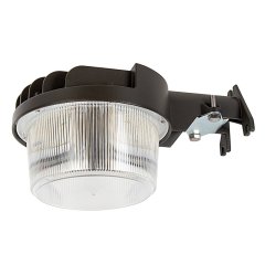 70W LED Dusk to Dawn Area Light with Lens - Integrated Photocell - 175W Equivalent - 8,400 Lumens - Natural 4000K