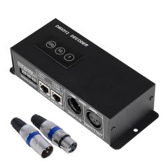 LED DMX 512 Decoder - 8 Amp 3 Channel - Digital Display - DMX2-3CH-8A