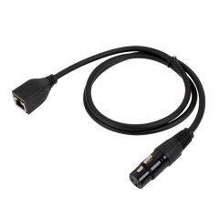                             DMX Signal Cable - XLR3 Female to RJ45 Female - 1m
                        