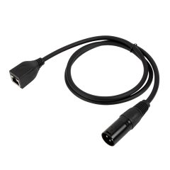                             
                        DMX Signal Cable - XLR3 Male to RJ45 Female - 1m