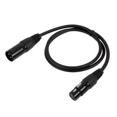                             
                        DMX Signal Cable - XLR3 Male to XLR3 Female - 1m
