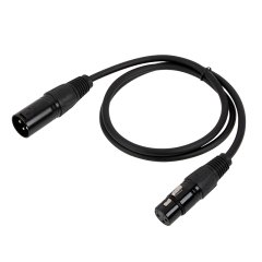                             
                        DMX Signal Cable - XLR3 Male to XLR3 Female - 1m