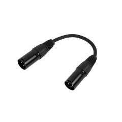 XLR3 Male to XLR3 Male - DMX Signal Cable - 20cm / 1m