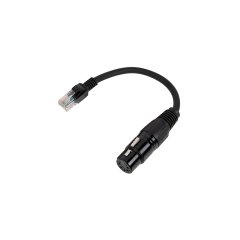 XLR5 Female to RJ45 Male - DMX Adapter - 20cm / 1m