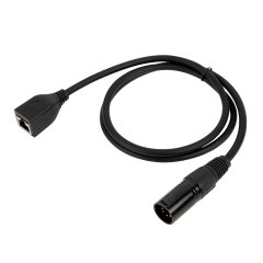                             
                        DMX Signal Cable - XLR5 Male to RJ45 Female - 1m