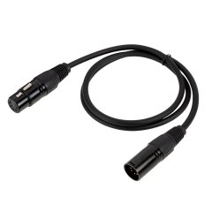                             
                        DMX Signal Cable - XLR5 Male to XLR5 Female - 1m 