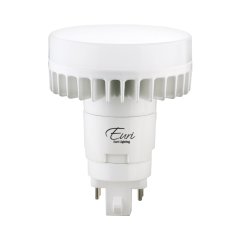 Euri Lighting LED Vertical PL Lamp - 12W - Type A / Type B - 26W CFL Equivalent - G24q Base - 120-277 VAC - 3000K / 4000K / 5000K