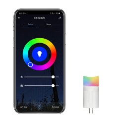 G4 LED Smart Bi Pin Bulb - RGB Color Changing - Smartphone Compatible
