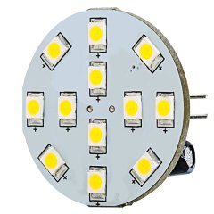 G4 Boat and RV LED Light Bulb - Bi-Pin LED Disc - 25W Equivalent - 220 Lumens