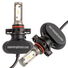 H16-EU / 5202 LED Headlight / Foglight Conversion Kit with Internal Drivers - Fanless - 4000 Lumens/Set